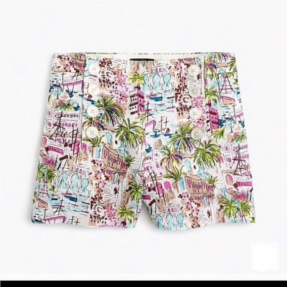 J CREW Sailor Palm Trees Shorts - Picture 3 of 7